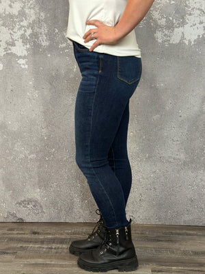 Judy Blue Dark Wash Sara Skinny Jean (sizes 24-24W) - BESTSELLER