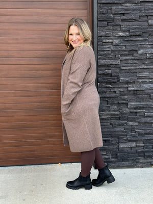 Long Brown Cardigan