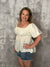 The Carrie Ivory Bubble Sleeve Top - FINAL SALE