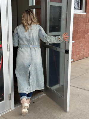 Denim Trench Jacket