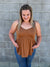 Piper Babydoll Tank - Camel- (Small - 2X) - RESTOCK