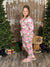 Buttery Shirley Jogger Lounge Set - Pink Santa (Small - 3X)