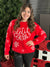 Red Let it Snow Sweater