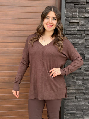 The Daydreamer Sweater - Brown