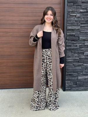 Long Brown Cardigan