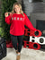 Red Merry Sweatshirt