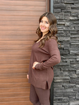 The Daydreamer Sweater - Brown