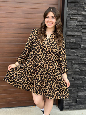 Leopard Dress (Small - 3X)