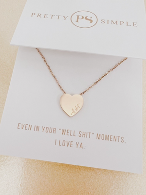 Heart Message Necklaces