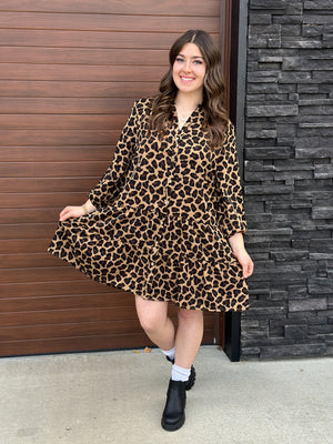 Leopard Dress (Small - 3X)