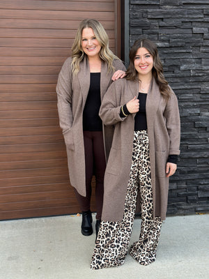 Long Brown Cardigan