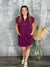 The Mineral Wash Marley Dress - Burgundy