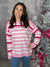 Pink Stripe Sweater