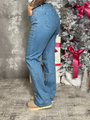 Studded Straight Leg Jean (Sizes 0 - 20)