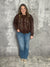 Brown Western Stitch Sweatshirt