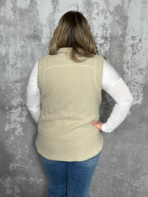 Oatmeal Fleece Vest