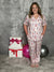 Shirley Button Down Lounge Set - Nutcracker (Small - 3X)