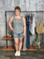 The Wendy Waffle Tank -  Grey (Small - 3X)