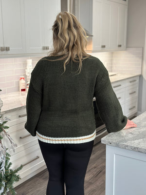 Green Jolly Sweater - (Small - 3X)