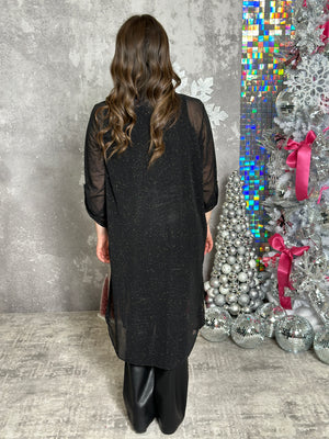 Black Sparkle Duster - (Small - 3X)