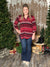 DOORCRASHER - The Wrinkle Free Lizzie Top - Traditional Christmas - FINAL SALE