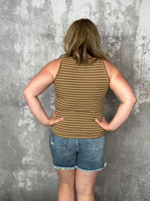 Camel Stripe Tank