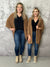 Short Sleeve Stunner Cardigan - Brown - FINAL SALE