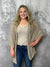 Short Sleeve Stunner Cardigan - Tan - FINAL SALE