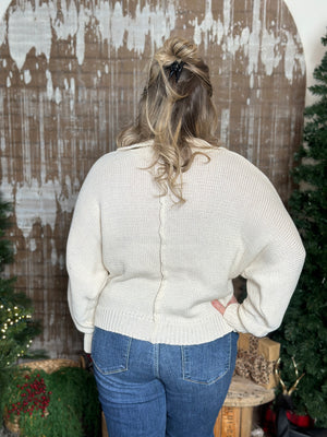 Cream Pearl Sweater