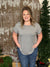 Grey Basic Rolled Sleeve Tee - (Small - 2X)