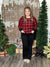 DOORCRASHER - Buffalo Plaid Roundneck Top  (Small - 3X) - Final Sale