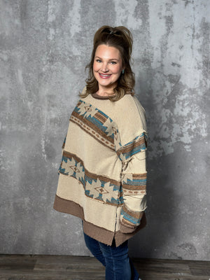 Aztec Panel Sweater