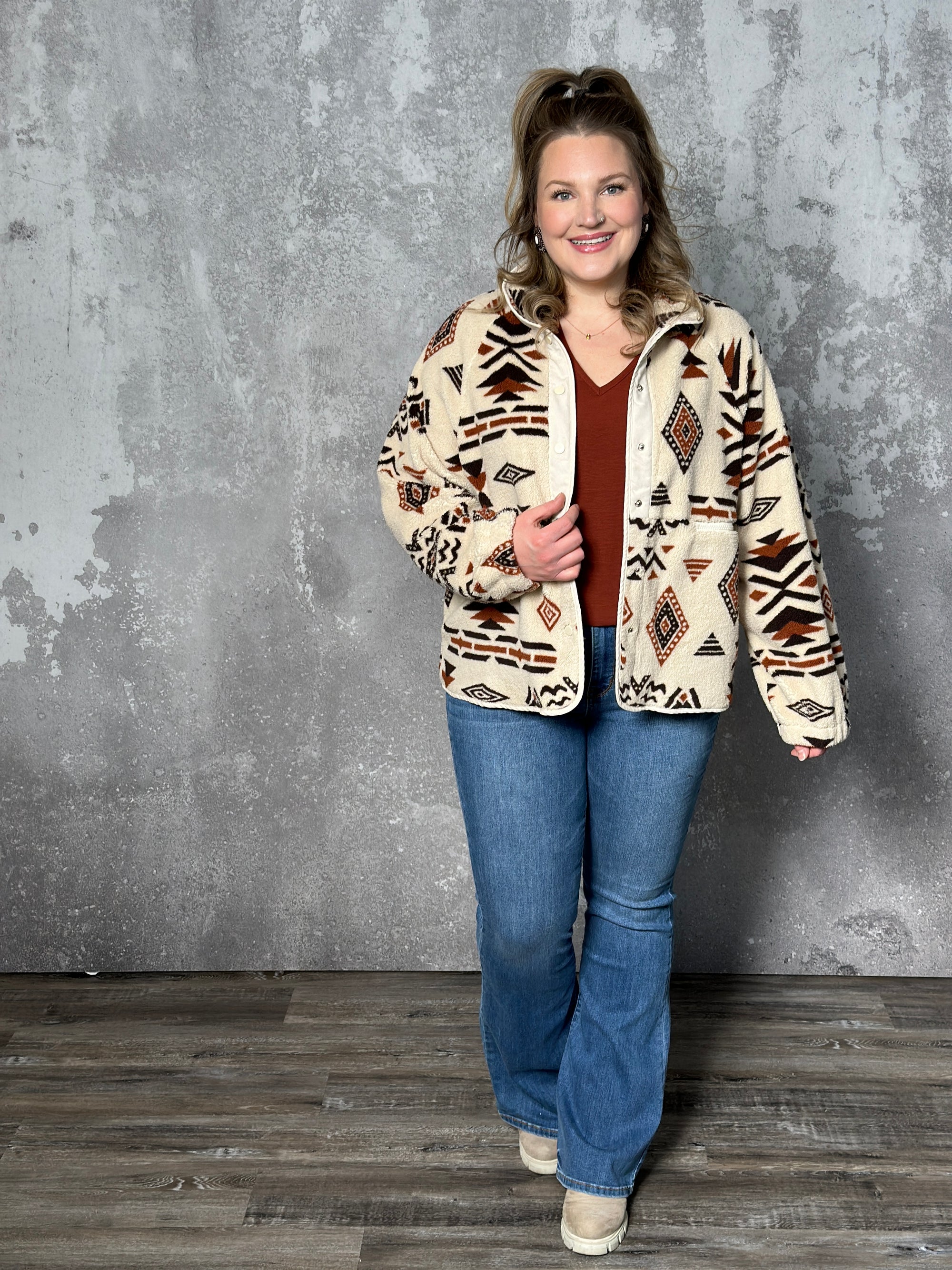 Sherpa Aztec Jacket