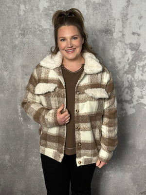 Mocha Plaid Shacket