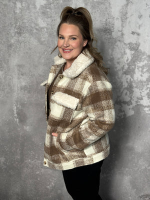 Mocha Plaid Shacket