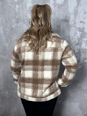 Mocha Plaid Shacket