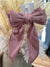 Satin Blush Hair Bow