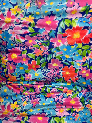 Buttery Shirley Lounge Short Set - Bright Floral (S - 3X)