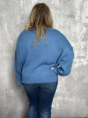 Blue Crewneck Sweater