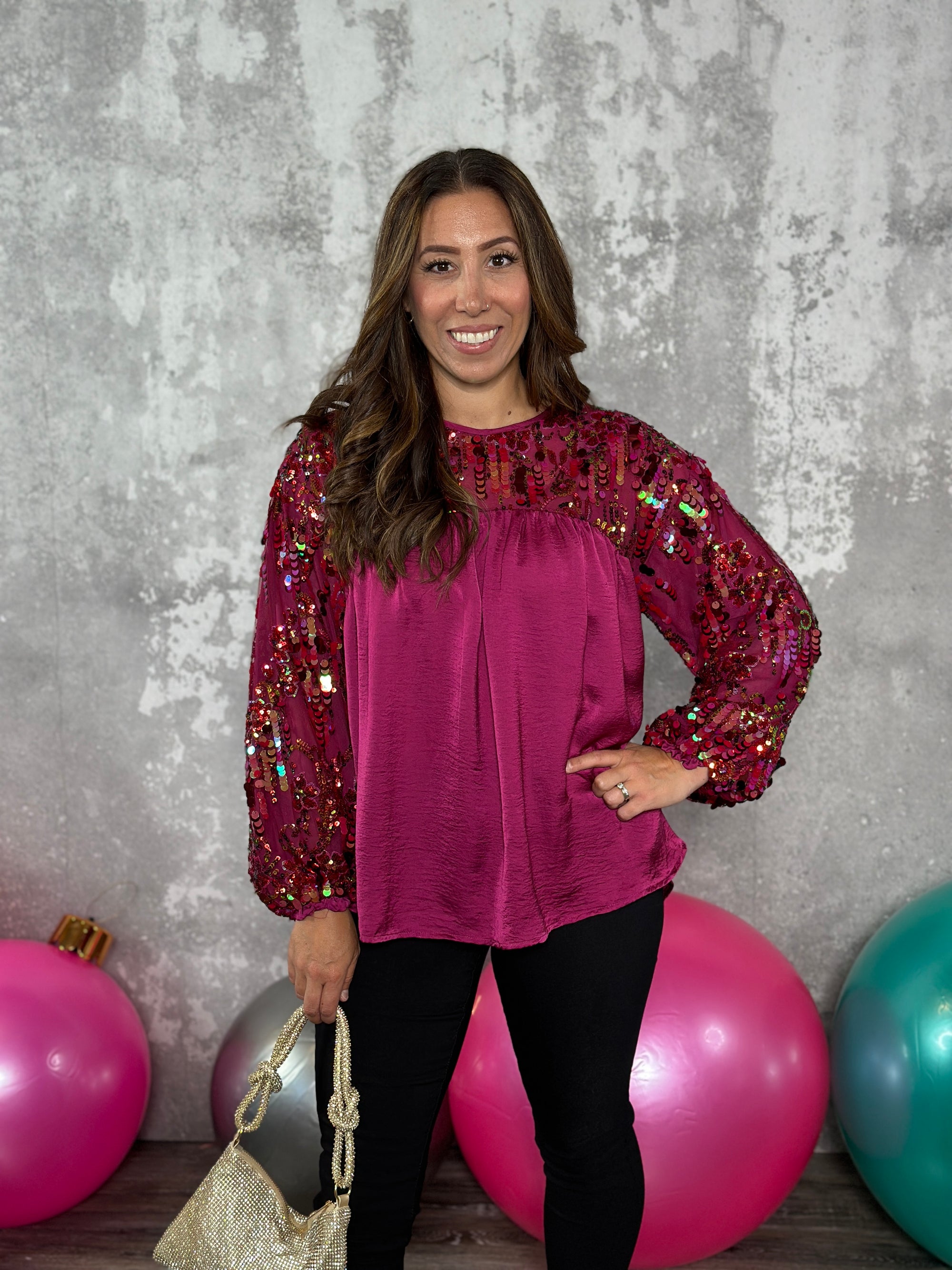 Glitz and Glam Top