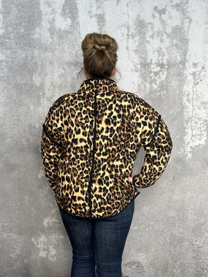 Quilted Leopard Jacket