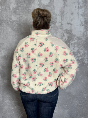 Floral Sherpa Jacket