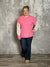 Blush Colorblock and Floral Sweatshirt (Small - 3X)