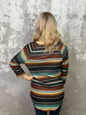 Serape Pumpkin Top RESTOCK (Small - XL) - FINAL SALE