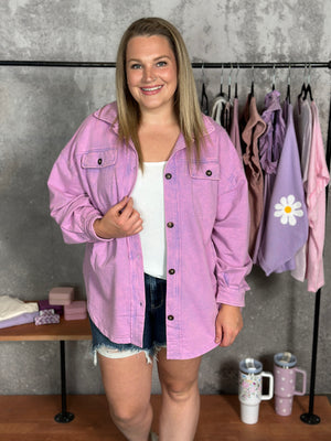 Vintage Lavender Shacket