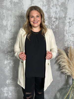 Long Taupe Blazer