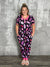 Buttery Shirley Jogger Lounge Set - Pink/Purple Ghost (Small - 3X)