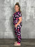 Buttery Shirley Jogger Lounge Set - Pink/Purple Ghost (Small - 3X)