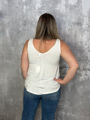 The Olivia Tank - White