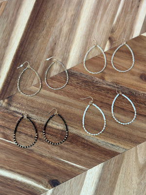 Teardrop Earring - 4 Colors